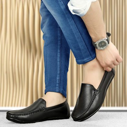 Allen Solly Classic Navy Slip-Ons