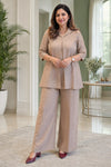 Emily Beige Pure Cotton Co-ord Set