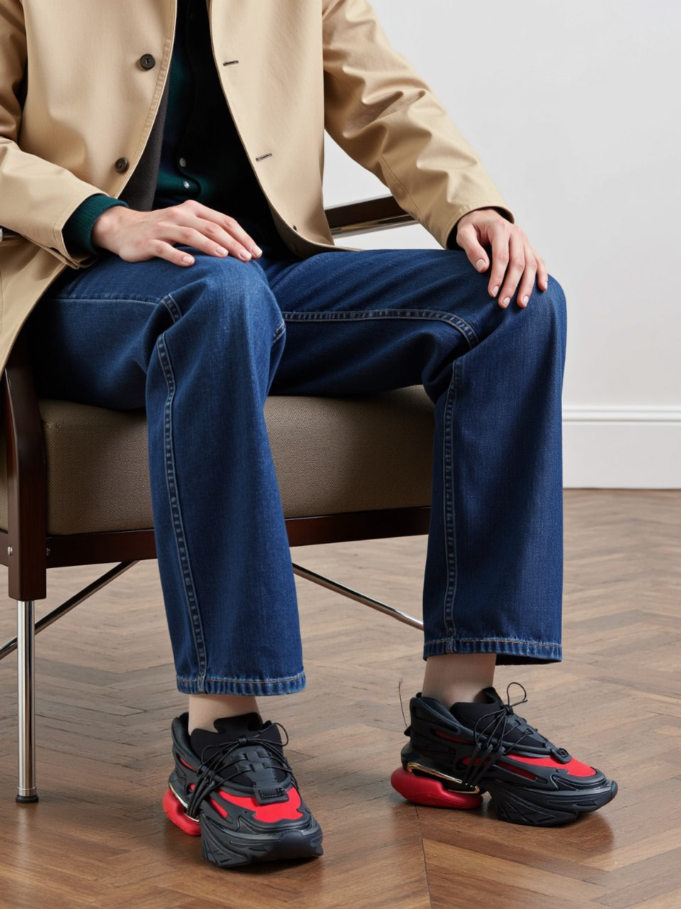 Balmain Paris Men’s Chunky Sneakers