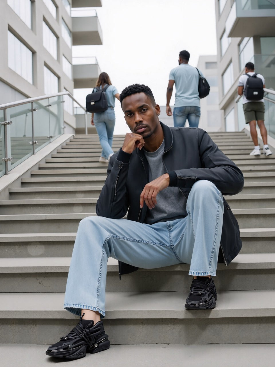 Balmain Paris Men’s Chunky Sneakers