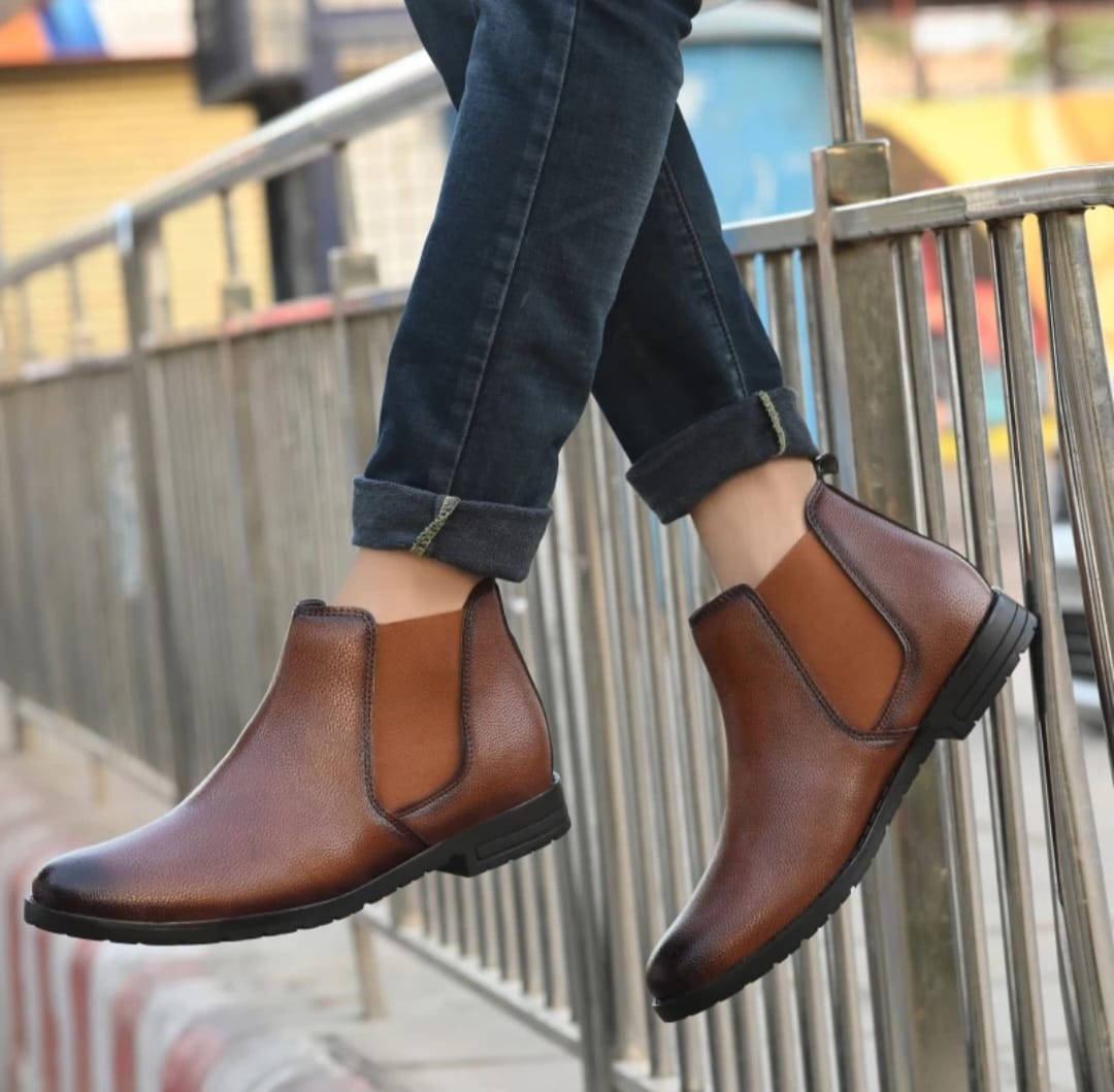 Premium Leather Chelsea Boots for Men – Stylish, Durable & Comfortable