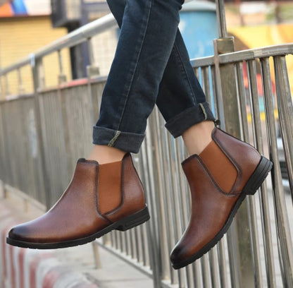 Premium Leather Chelsea Boots for Men – Stylish, Durable & Comfortable
