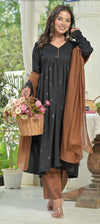 Noa Anarkali Handwoven Cotton Suit