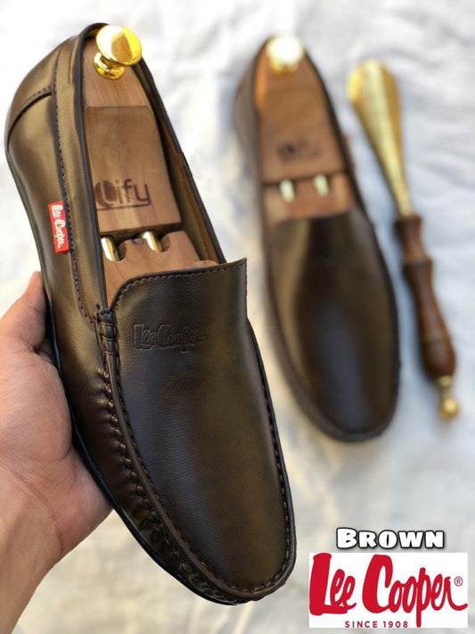 Lee Cooper Classic Brown Loafers