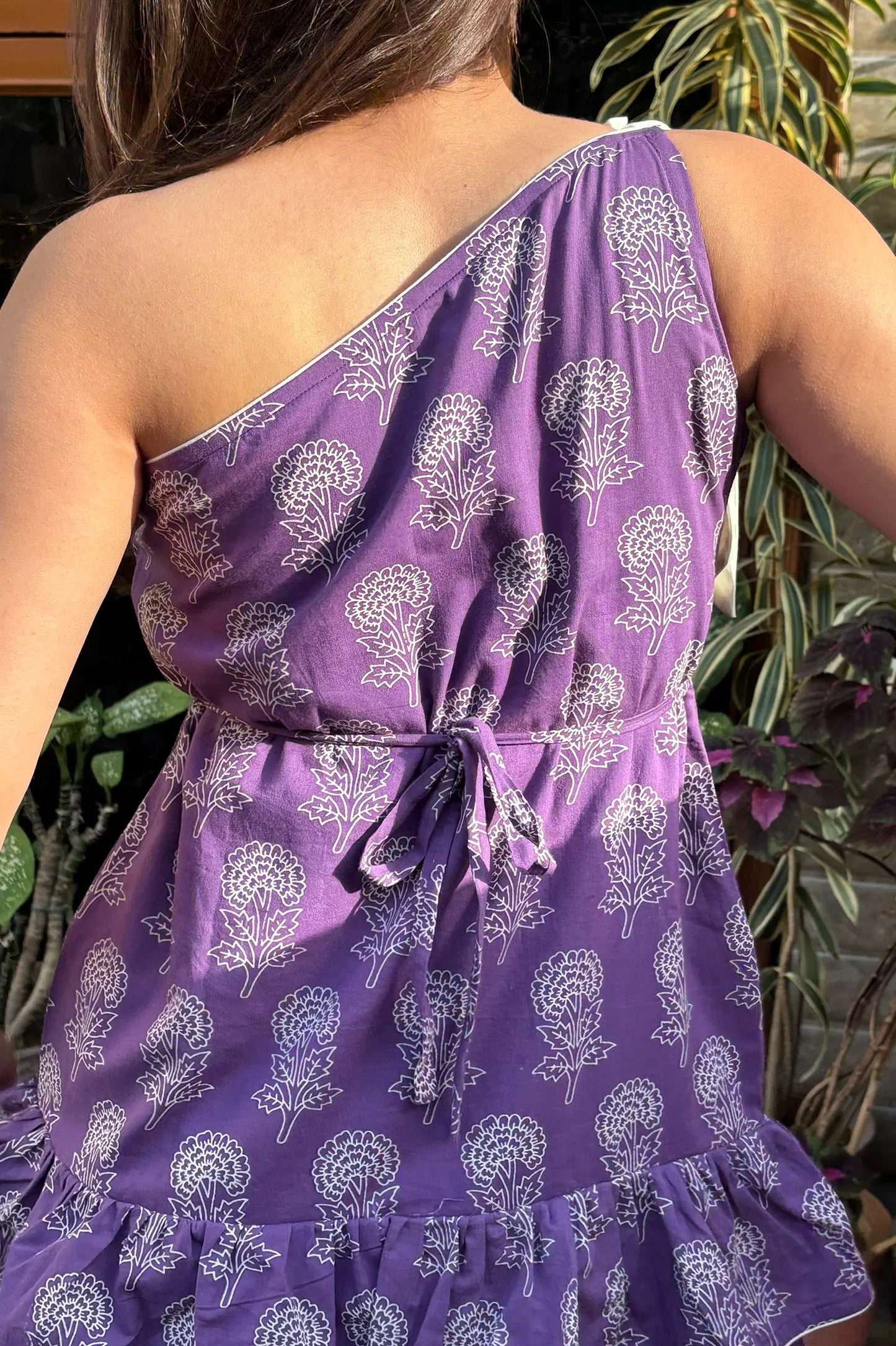 Bella Hand Block Printed Cotton Dress