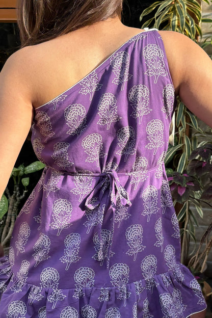 Bella Hand Block Printed Cotton Dress