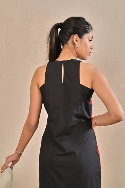 Dona Color Block Cotton Dress