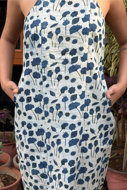 Jiya Indigo Cotton Dress