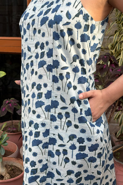 Jiya Indigo Cotton Dress