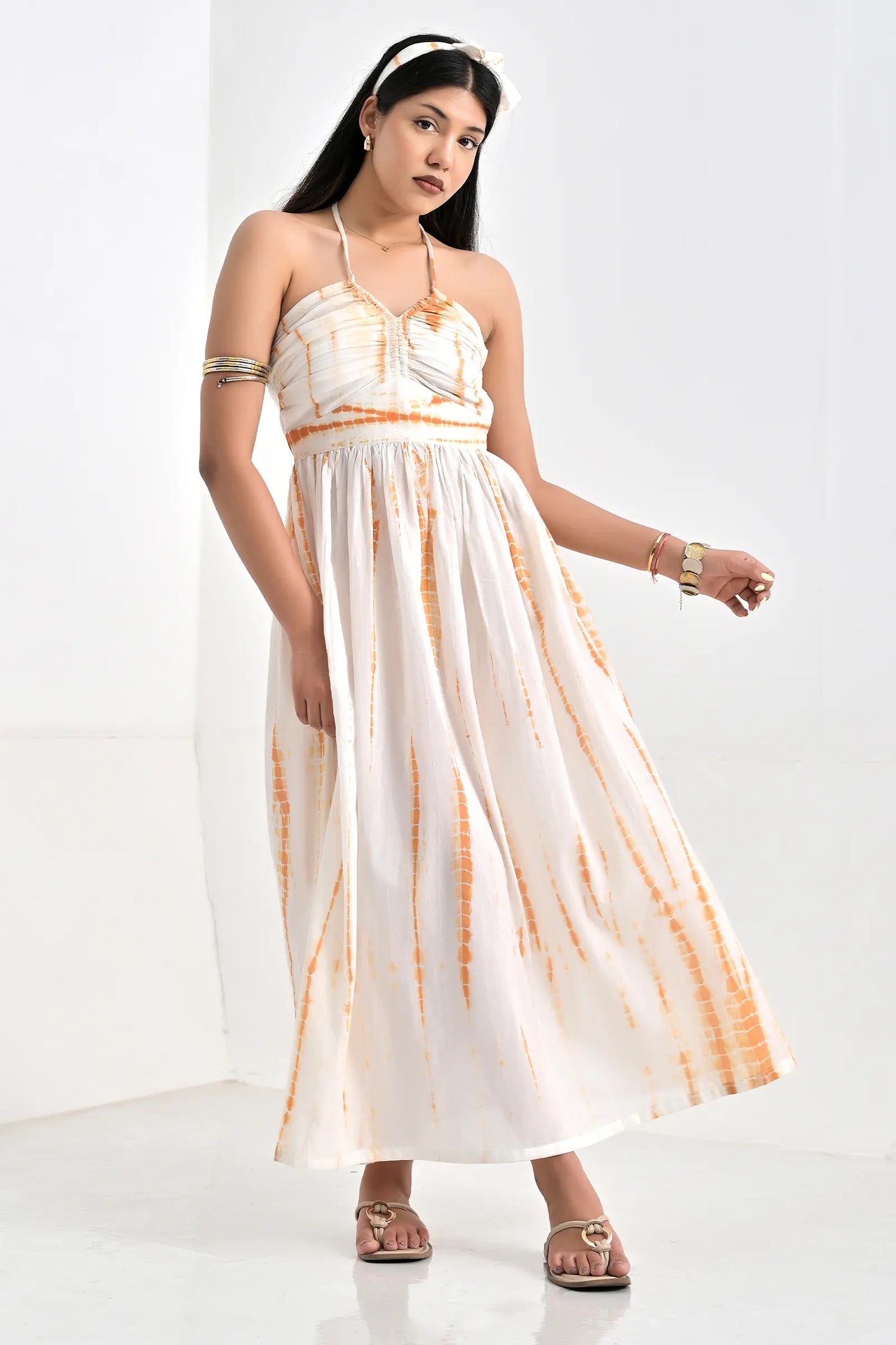 Lara Tie And Dye Cotton Dress