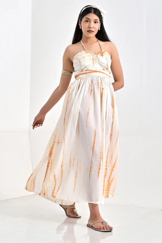 Lara Tie And Dye Cotton Dress
