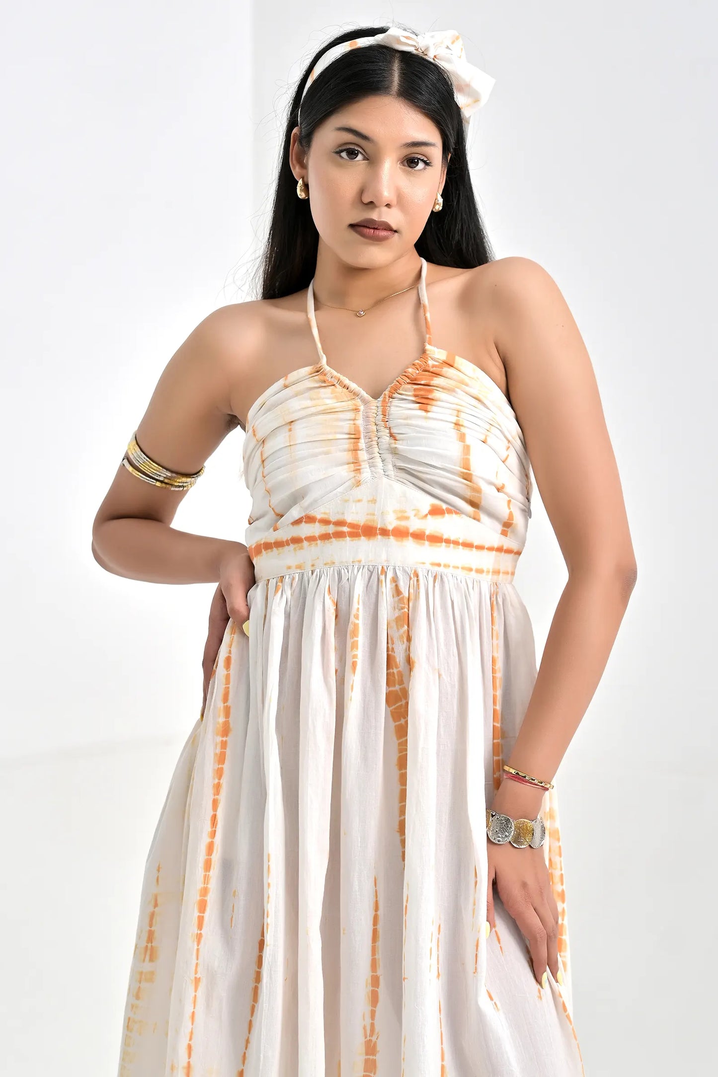 Lara Tie And Dye Cotton Dress