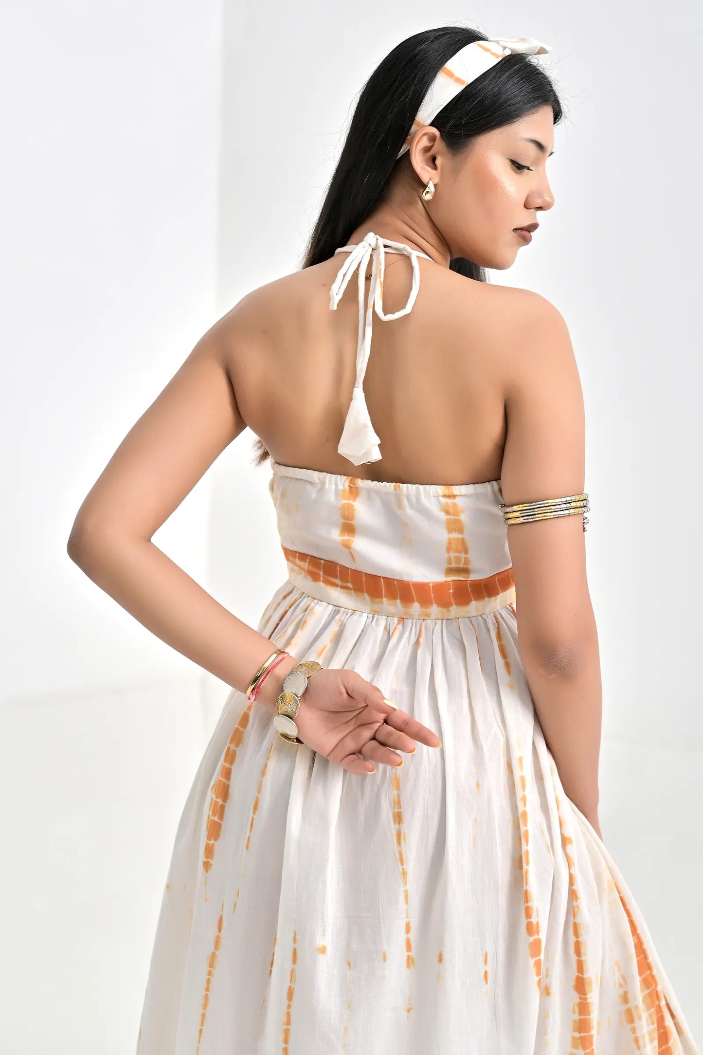 Lara Tie And Dye Cotton Dress